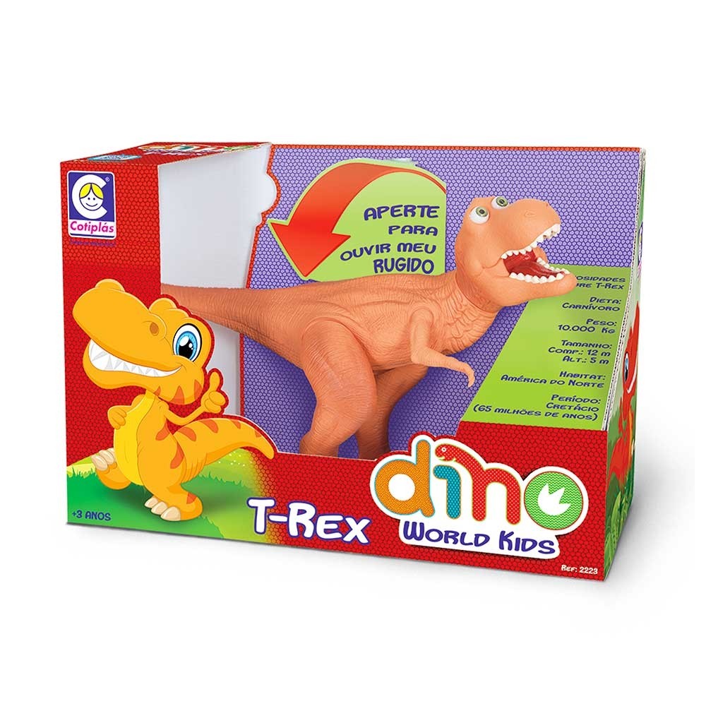 Dinossauro Dino World Baby T-rex Cotiplas 2338