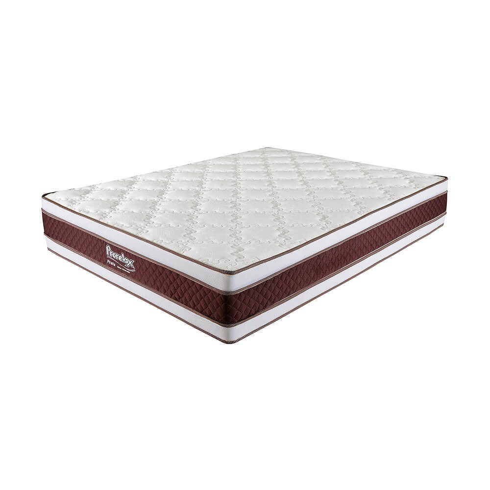 Colchão Prorelax Prata Queen Size 158x198x34cm Mola Ensacada + Euro Top Dupla Face D33 (PR03/S01-1)