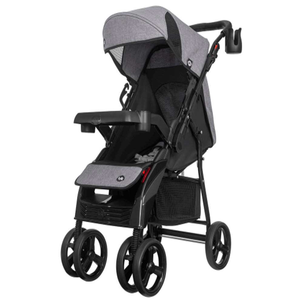 Carrinho de Bebê Tutti Baby Silver Cinza