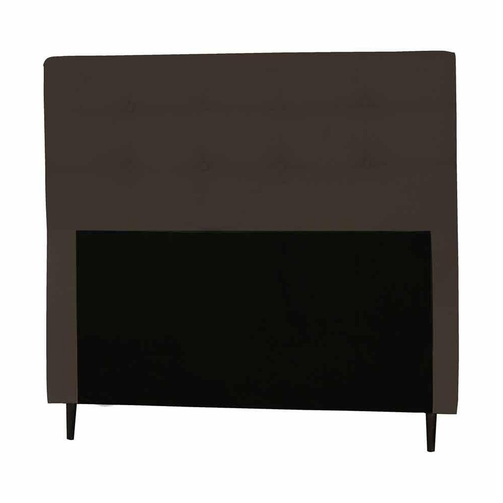 Cabeceira Italian Flex Luna Casal Queen 160x126x7cm Suede Marrom