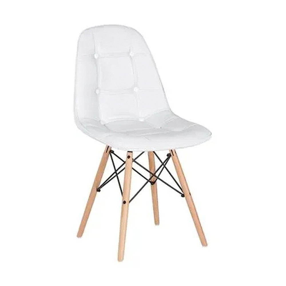Cadeira Bulk Eames Botonê Branca 