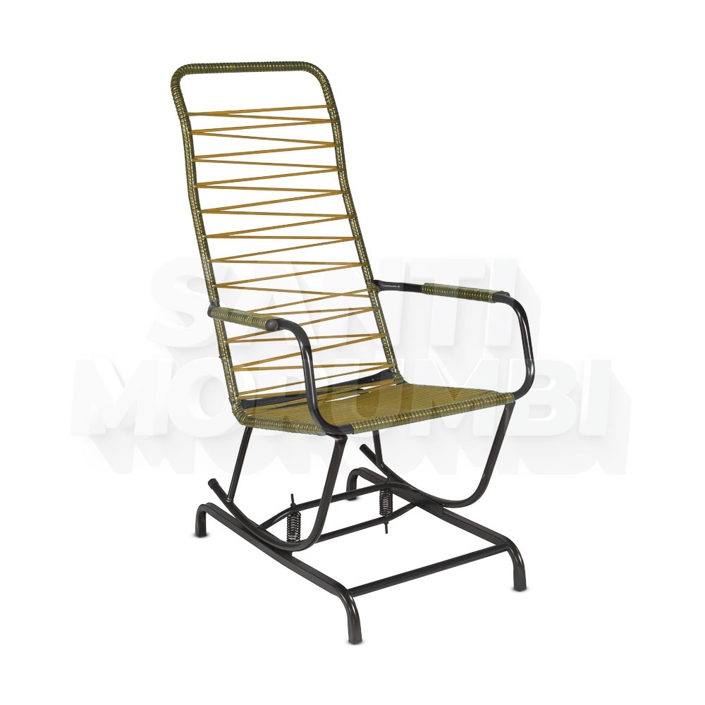 Cadeira Santzall Mangueirinha Balanço Dourado