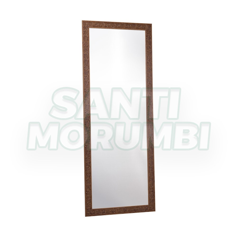 Espelho com Moldura 2mm Prata Moltam 40x90cm M33