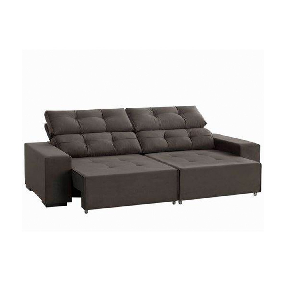 Estofado Viero Bela 230cm Tec Griss