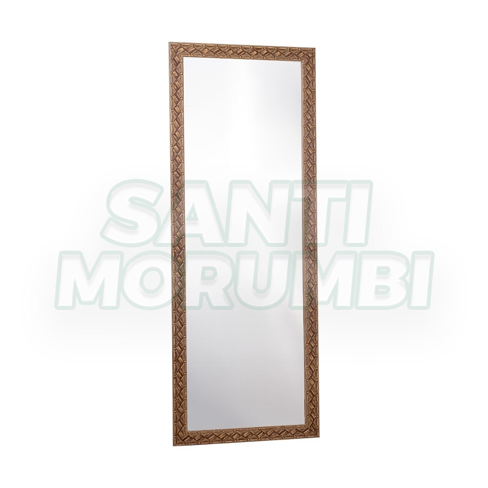 Espelho com Moldura 2mm Prata Moltam 40x90cm M40