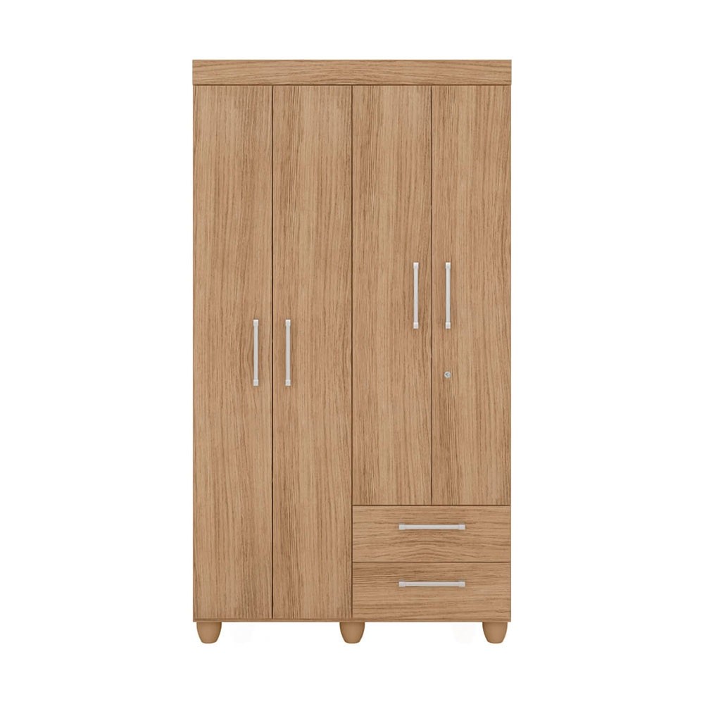 Guarda-Roupa Bambinello 4x2 Light 1030 4 Portas 2 Gavetas Duetto