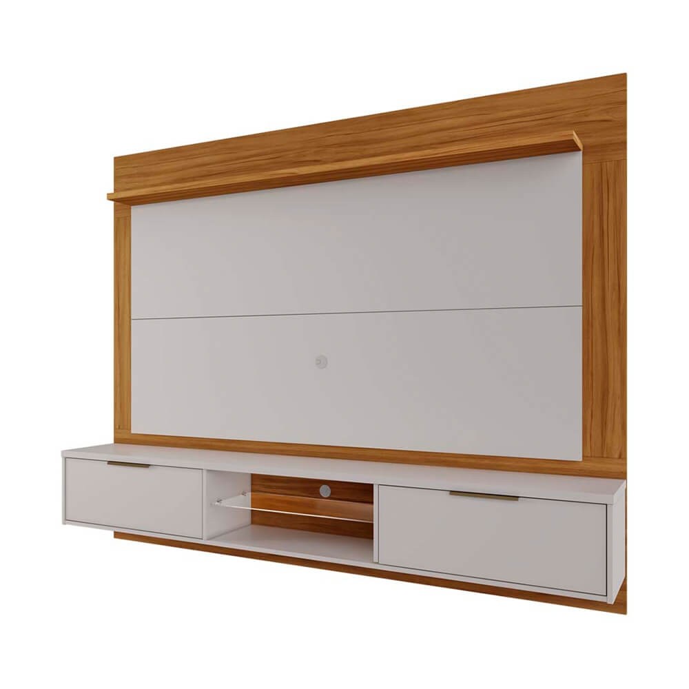 Painel Notável NT 1205 para TV até 65 Polegadas Freijó Trend/Off White