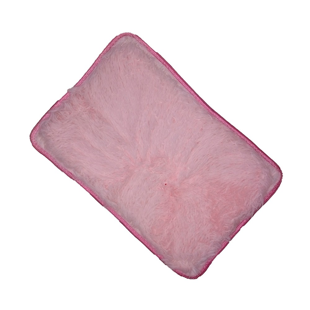 Tapete América Peludo Macio 40x60cm Rosa Claro