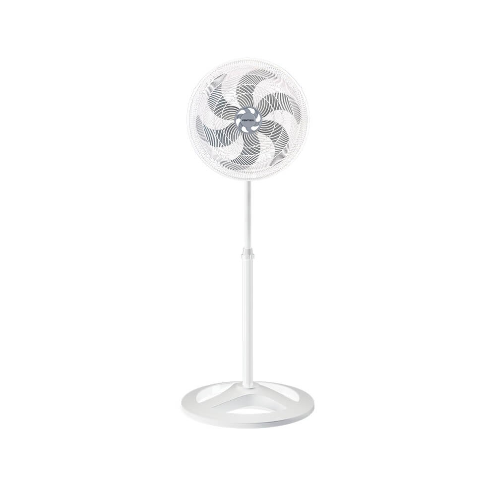 Ventilador de Coluna Ventisol Turbo 6 Pás 40cm Oscilante 127V 80W Branco 4593 