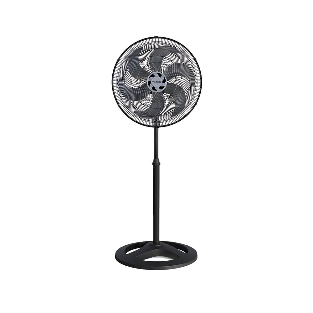 Ventilador de Coluna Ventisol Turbo 6 Pás 50cm Oscilante 127V 135W Preto 3852