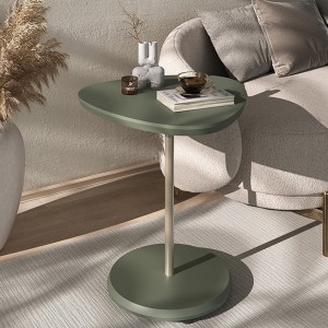 Mesa de Apoio Artely Bel 45cm Triângulo Pé de Metal 100% MDF Menta 004580