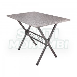 Mesa Quality Roma Tampo Granito 120x75cm Craqueado/Granito
