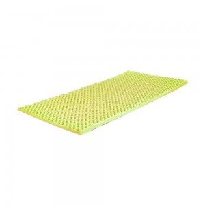 Manta Perfilada Massageadora (Caixa de Ovo) FA Colchões Pró Life D23 Solteiro 158x198x3,5cm Amarela 12892