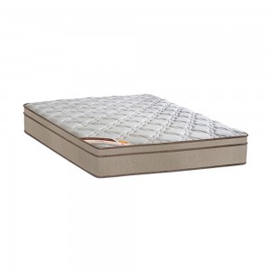 Colchão Castor Revolution Bonnell King 193x203x30 Branco/Bege