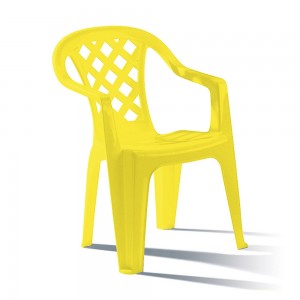 Cadeira Pisani Giorgia Plástica Amarelo 