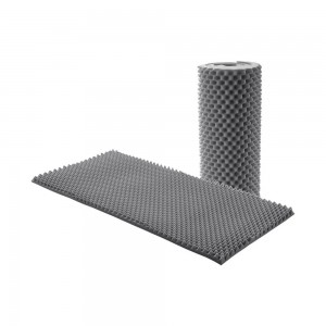 Manta Perfilada Massageadora (Caixa de Ovo) FA Colchões Pró Life D33 Casal 138x188x3,5cm Cinza