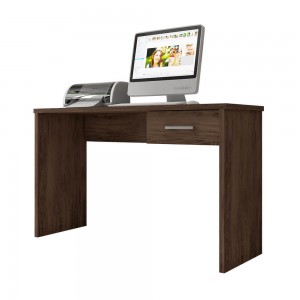 Mesa Office Móveis Leão Gávea 1 Gaveta 127x75x53cm Avelã