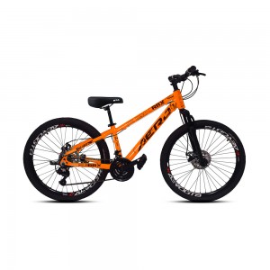 Bicicleta Aero Bikes RBX Aro 26 Alumínio Quadro Aço Carbono Freio a Disco Kit Shimano 21m Laranja Neon/Preto 491/15