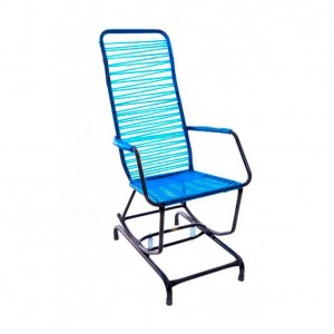 Cadeira Santzall Mangueirinha Balanço Azul 