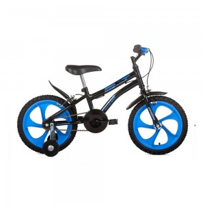 Bicicleta Aro 16 Infantil Houston Nic Freio Side Pull Preto/Azul NC161R