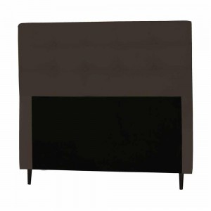 Cabeceira Italian Flex Luna Casal 140x126x7cm Suede Marrom