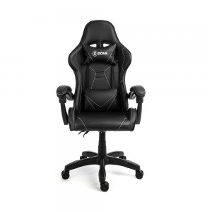 Cadeira Gamer Xzone BLK Com Encosto Reclinável/Almofada Para o Pescoço e Lombar Preto CGR-01 