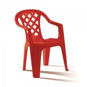 Cadeira Pisani Giorgia Plástica Vermelha