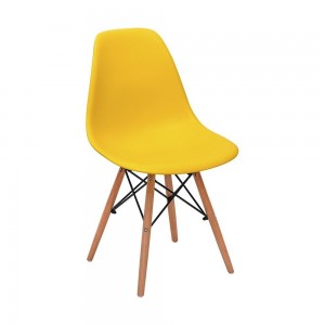 Cadeira Bulk Eames Amarela 