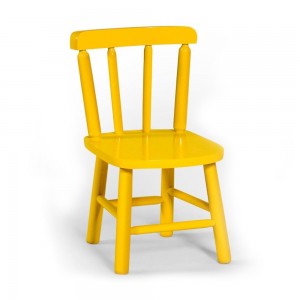 Cadeira Disamóveis Kids Colors Madeira Maciça Amarelo