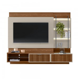 Home Linea Brasil Maceió Para TV até 70" Com LED Feijó/Off White 810002032/205739