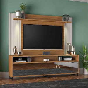 Home Theater Notável NT 1080 para TV até 55 Polegadas Freijó Trend/Off White