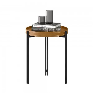Mesa de Canto Linea Brasil Mônaco Couro Nature Fosco 810011006-207070