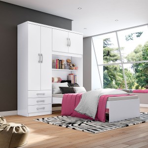 Guarda-Roupa Henn Cravo 4 Portas Flex