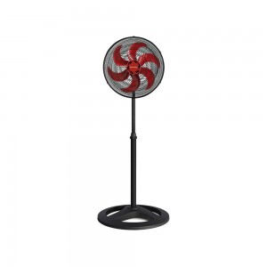 Ventilador de Coluna Ventisol Turbo 6 Pás 40cm Oscilante 127V 80W Vermelho 10034