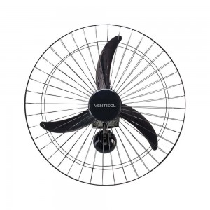 Ventilador de Parede Ventisol Comercial 3 Pás 60cm Bivolt 200W Preto 543 