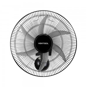Ventilador de Parede Ventisol Steel 6 Pás 50cm Bivolt 200W Preto 5319