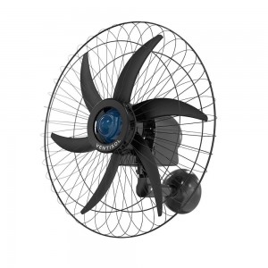 Ventilador de Parede Ventisol Steel 6 Pás 60cm Bivolt 230W Preto 10274