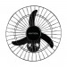 Ventilador de Parede Ventisol Comercial 3 Pás 50cm Bivolt 200W Preto 538