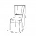 Cadeira Decorlidi Toronto Ouro Envelhecido CD017 C