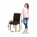 Conjunto de Mesa Henn Chan Com 6 Cadeiras Vita 140x80cm com Tampo em MDF 25mm Nature/Off White/Marrom S221-127/S05-500