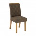 Conjunto de Mesa Henn Dora Com 4 Cadeiras Vita 90x90cm com Tampo em MDF 25mm Nature/Off White/Bege S211-127/S05-501 