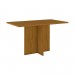 Conjunto de Mesa Henn Nadi Com 6 Cadeiras Isa 140x80cm Com Tampo Em MDF 25mm Nature/Bege S222-128/S12-501 