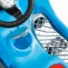 Carrinho De Passeio Infantil Calesita Fouks Com Pedal Com Empurrador (998) + 12 Meses Azul/Vermelho 