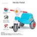 Triciclo Infantil Calesita Velocita Com Empurrador (953) + 12 Meses Azul Claro/Vermelho