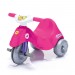 Triciclo Infantil Calesita Lelecita Com Pedal Com Empurrador (1006) + 12 Meses Rosa/Rocho