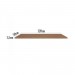 Tampo Poliman para Balcão 120cm Carvalho Oak 17508-91