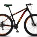 Bicicleta Aero Bike Emotion Aro 29 Quadro Aluminio Freio a Disco Shimano 21 Marchas Preto/Vermelha Faixa Laranja 475/912