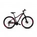Bicicleta Aero Bike Feeling Aro 29 Quadro Aluminio Freio a Disco Shimano 21 Marchas Preto/Rosa 483/35
