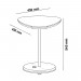 Mesa de Apoio Artely Bel 45cm Triângulo Pé de Metal 100% MDF Menta 004580