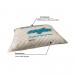 Travesseiro Ecoflex Flocos 40x60x10 Branco 5100000000